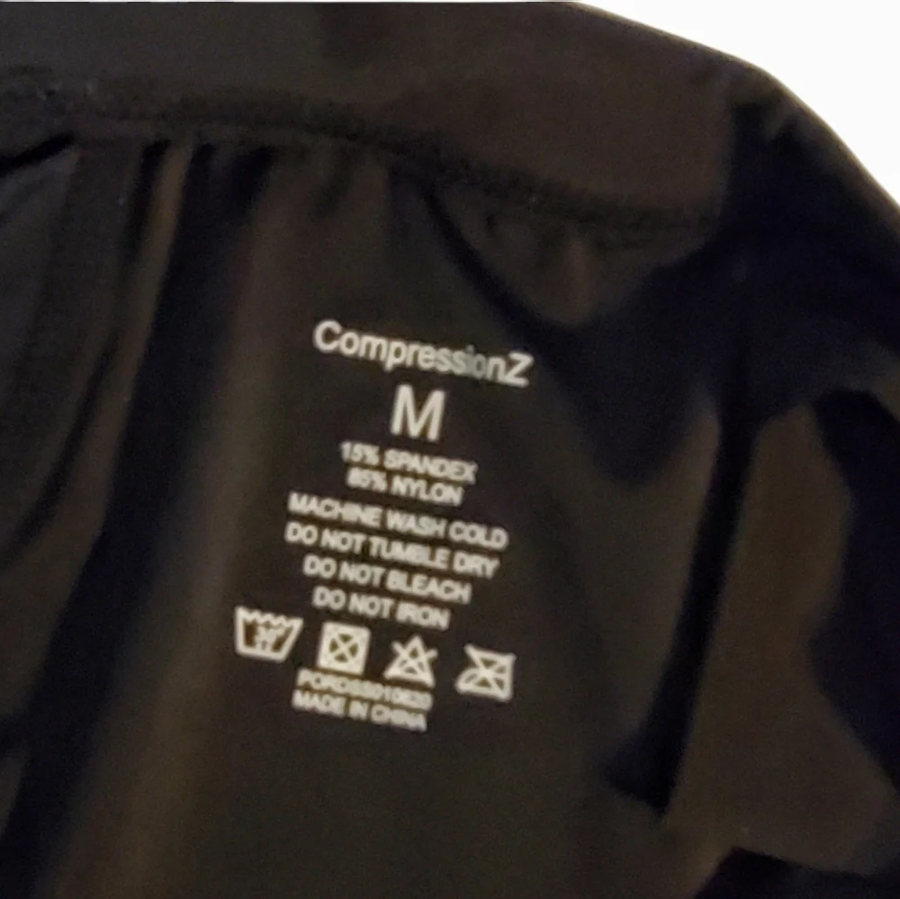 Compression Z Black mens compression shorts. Size M US. - Picture 4 of 4